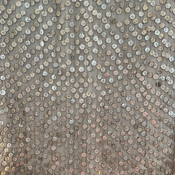 Silver Dagger Matte Silver and Gold Palette Mini Skirt- New without Tags - Picture 2 of 6